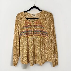 Savanna Jane Embroidered Colorful Top